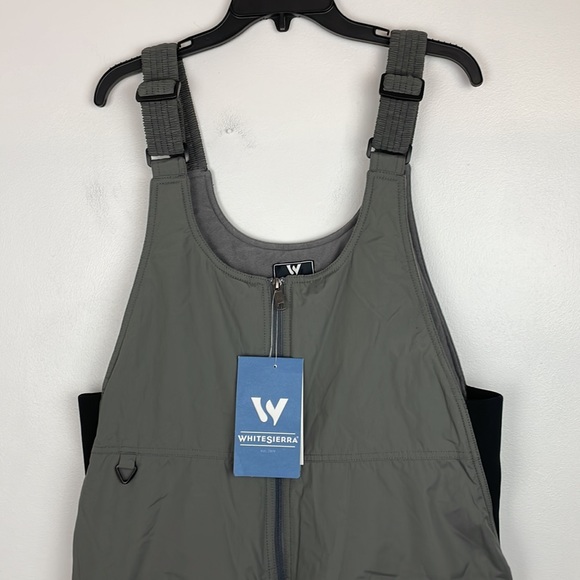 NWT UNISEX YOUTH TOBOGGAN INSULATED BIB Size X-LARGE Color Grey - Picture 2 of 10